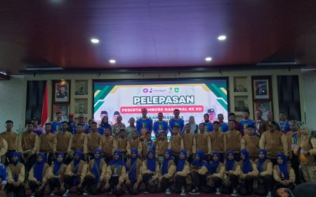 Kontingen Pramuka Kwarcab Sumbawa Resmi Dilepas ke Jambore Nasional XII: Bawa Semangat Swasembada Pangan dan Duta Daerah di Cibubur