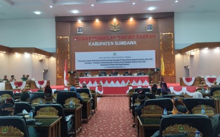 DPRD Kabupaten Sumbawa Gelar Sidang Paripurna: Pansus II Sampaikan Laporan Pembahasan Dua Raperda Tahun 2026