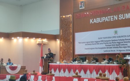 DPRD dan Pemkab Sumbawa Sepakati KUA-PPAS TA 2027, Fokus pada Penguatan Infrastruktur dan Kesejahteraan Masyarakat