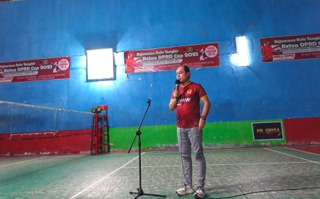 Ketua KONI Sumbawa Apresiasi Alas Cup 2, Bangkitkan Kembali Tradisi Bulu Tangkis Kecamatan Alas