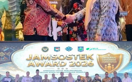 Komitmen Lindungi Pekerja Rentan, Pemkab Sumbawa Raih Juara 3 Jamsostek Award 2026