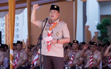 Gubernur NTB Lalu Muhammad Iqbal Ajak Pramuka Jadi Pelopor Swasembada Pangan