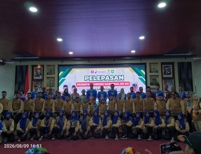 Kontingen Pramuka Kwarcab Sumbawa Resmi Dilepas ke Jambore Nasional XII: Bawa Semangat Swasembada Pangan dan Duta Daerah di Cibubur