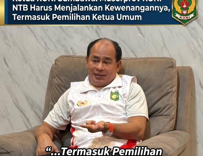 Ketua KONI Sumbawa: Musorprov KONI NTB Harus Menjalankan Kewenangannya, Termasuk Pemilihan Ketua Umum