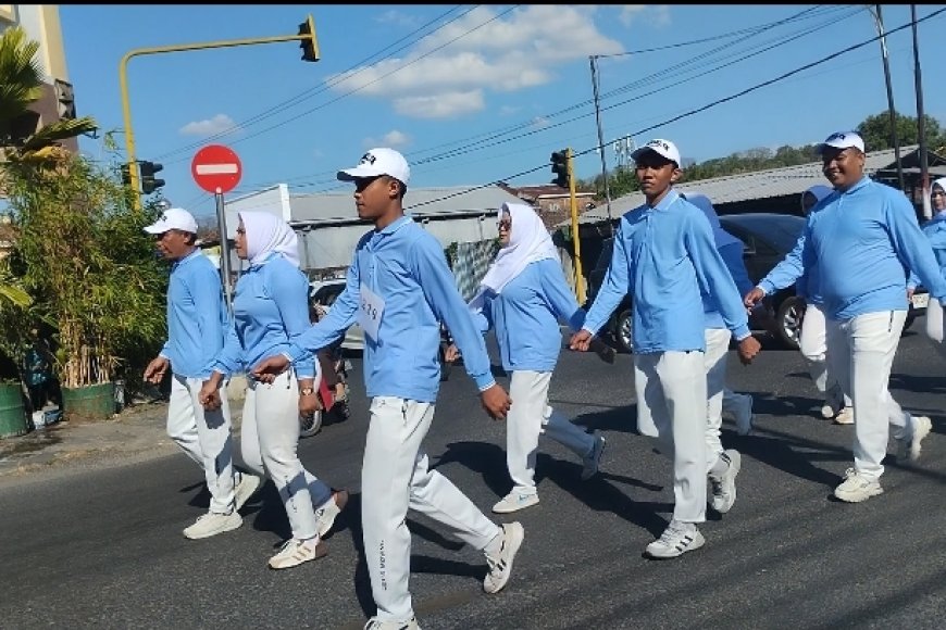 Kompaknya Pasukan Dapur "Makan Bergizi Gratis": Dari Urusan Gizi hingga Garis Finish Gerak Jalan HUT ke-81 RI