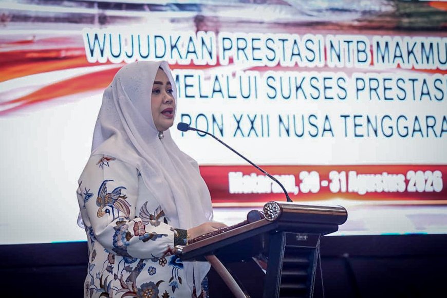 Buka Musorprov KONI NTB, Wagub Indah Tekankan Persatuan Menuju PON 2028