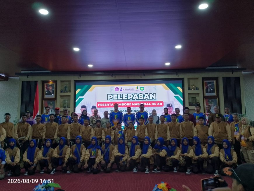 Kontingen Pramuka Kwarcab Sumbawa Resmi Dilepas ke Jambore Nasional XII: Bawa Semangat Swasembada Pangan dan Duta Daerah di Cibubur