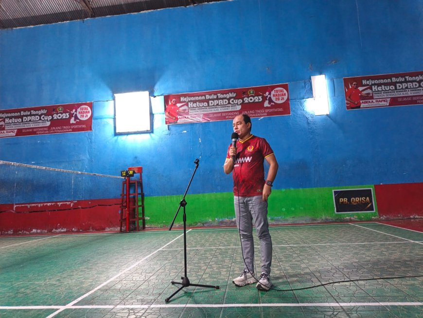 Ketua KONI Sumbawa Apresiasi Alas Cup 2, Bangkitkan Kembali Tradisi Bulu Tangkis Kecamatan Alas