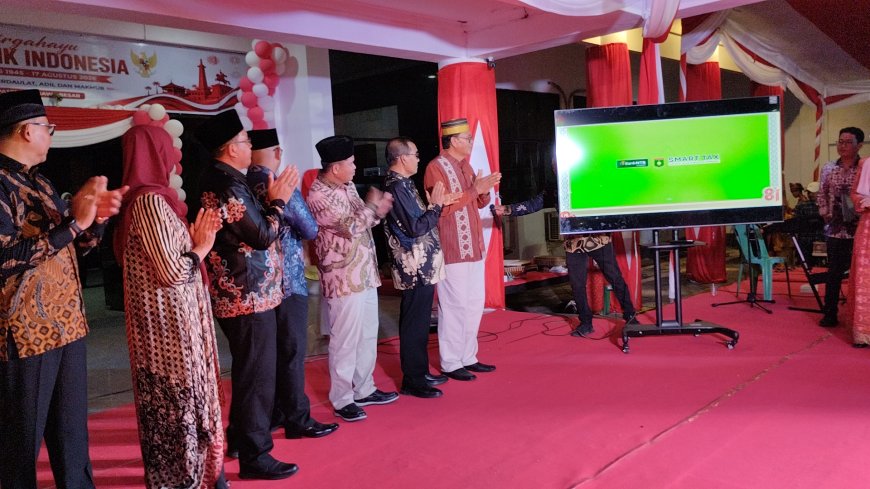 Langkah Maju Digitalisasi Daerah, Bupati Sumbawa Launching Aplikasi Smart Tax pada Malam Tasyakuran HUT RI ke-81