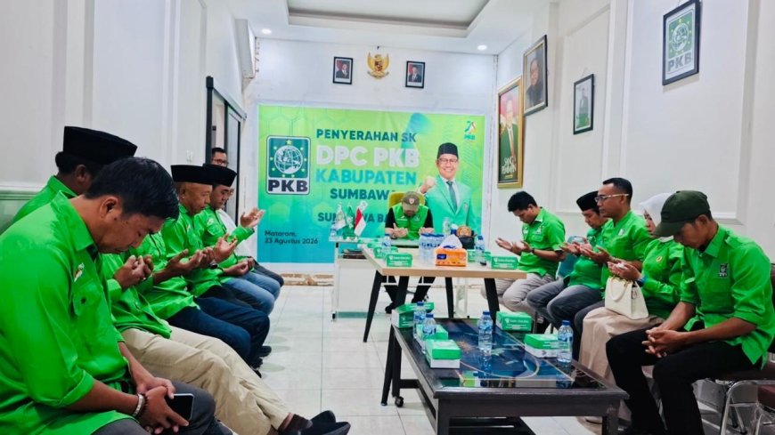 DPC PKB Sumbawa Masa Bakti 2026–2031 Resmi Terima SK DPP: Sukiman K Nahkodai Partai, Targetkan Maksimal di Pemilu
