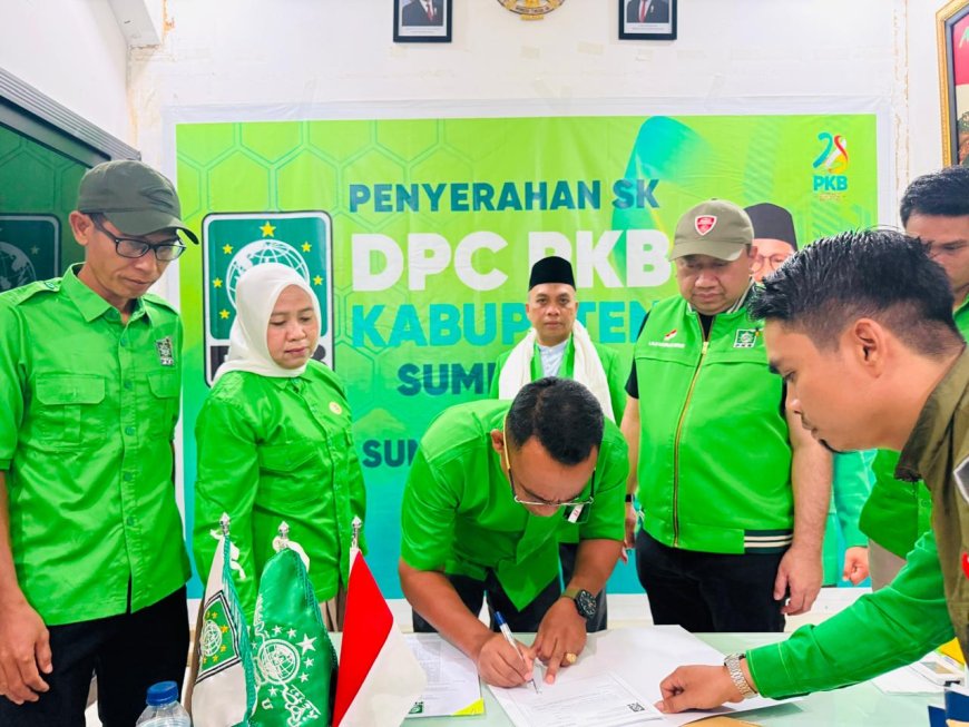 DPC PKB Sumbawa Masa Bakti 2026–2031 Resmi Terima SK DPP: Sukiman K Nahkodai Partai, Targetkan Maksimal di Pemilu