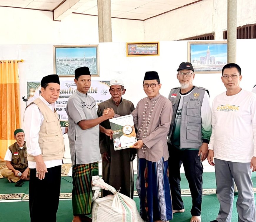Kepala Desa Baturotok Tunaikan Zakat Maal berupa Kopi melalui BAZNAS Sumbawa, Jadi Teladan bagi Masyarakat