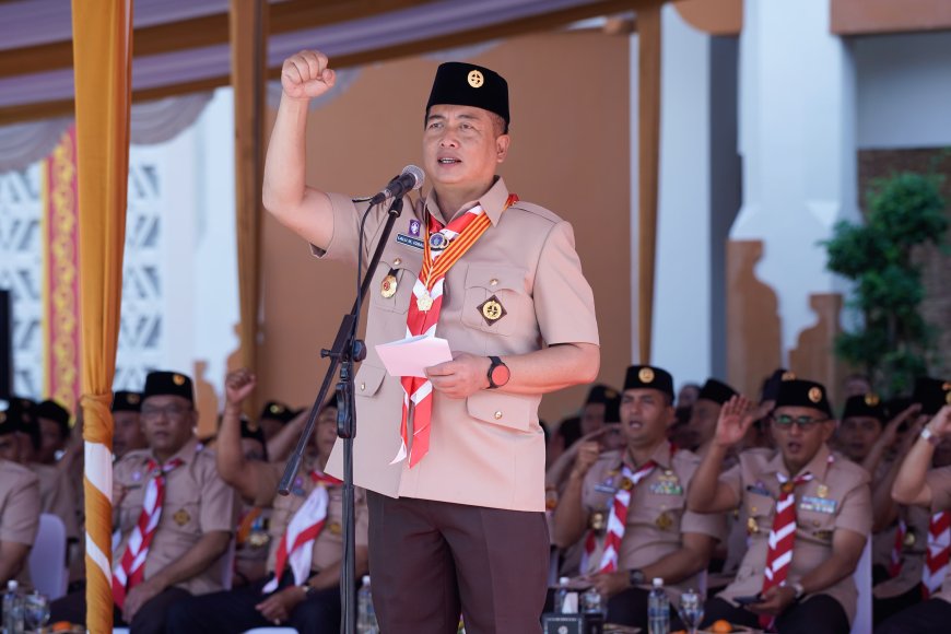 Gubernur NTB Lalu Muhammad Iqbal Ajak Pramuka Jadi Pelopor Swasembada Pangan