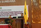 Fraksi Demokrat PPP Pembangunan DPRD Sumbawa Disampaikan Pandangan Umum Ranperda APBD-P TA 2026
