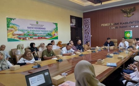 Pemkab Sumbawa Rakor Evaluasi Stabilisasi Pasokan dan Harga Pangan