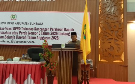 Paripurna DPRD Sumbawa: Fraksi PKB Soroti Pertambangan Ilegal, Kemarau Ekstrem, hingga Infrastruktur