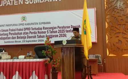 Rapat Paripurna DPRD Sumbawa: Fraksi Gelora Kritis Soal Lonjakan Belanja, SILPA Rp201 Miliar, Dividen Bank NTB Syariah, dan Tenaga Kerja Tambang