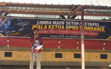 Sekretaris FORSPEK NTB Bacakan SK Pengesahan Pengurus FORSPEK Kabupaten Sumbawa Masa Bakti 2026–2030