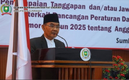 Jawab Pandangan Fraksi DPRD, Pemkab Sumbawa Pacu Pembangunan Infrastruktur dan Program Unggulan