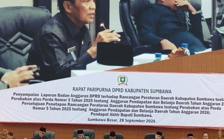 Soroti Gudang Hasil Panen Penuh, Fraksi DP3P  Minta Pemkab Sumbawa Bangun Gudang Gabah dan Percepat Distribusi