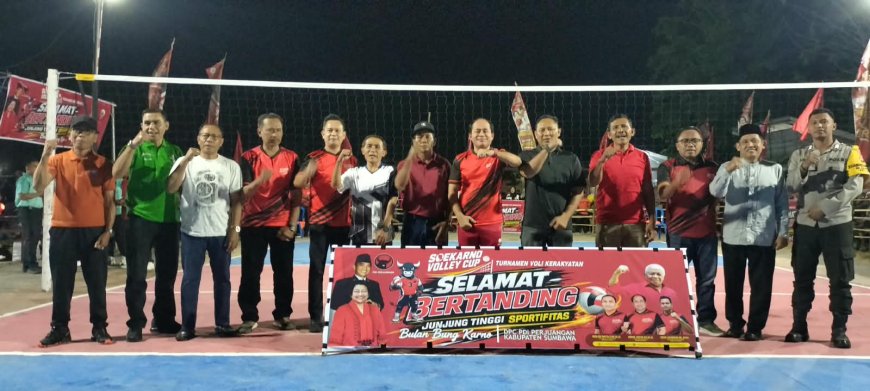 Soekarno Volly Cup Zona Barat Digelar di Alas, Abdul Rafiq: Bung Karno Bukan Hanya Milik PDI Perjuangan, Tetapi Milik Kita Semua