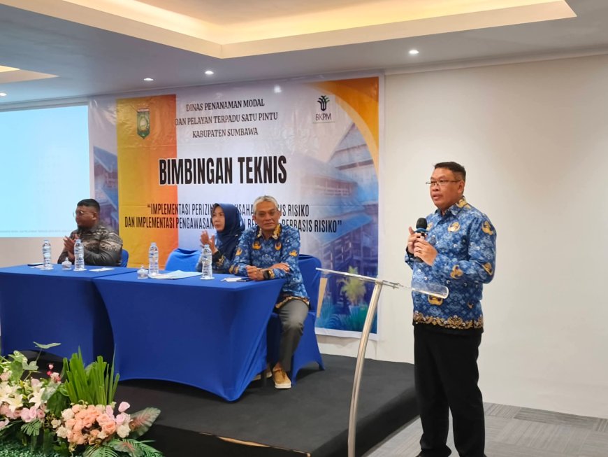 Dorong Iklim Investasi Kondusif, Sekda Sumbawa Buka Bimtek Perizinan Berusaha Berbasis Risiko