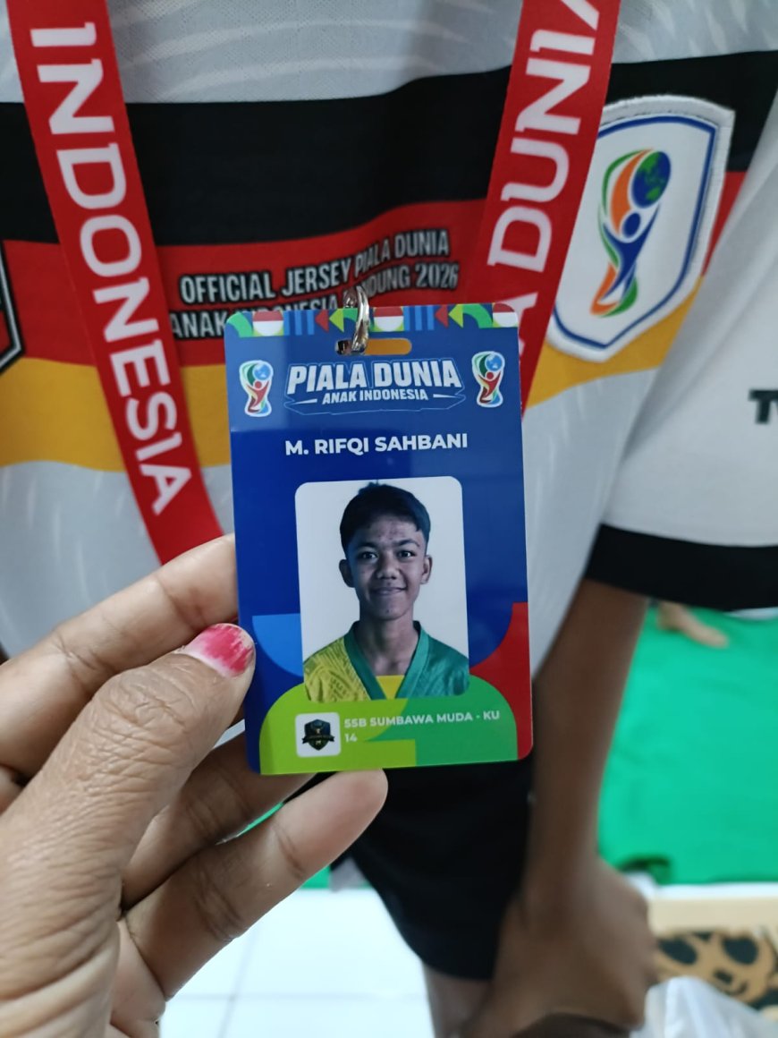 Dua Pemain SSB Sumbawa Muda Lolos Seleksi Diklat Cirebon United
