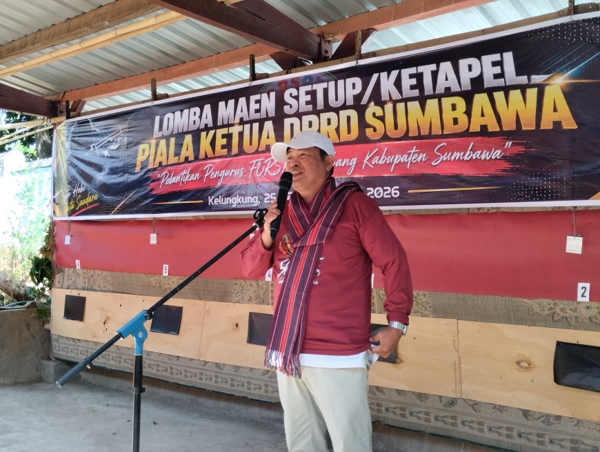 Ketua DPRD Kabupaten Sumbawa Dorong Pelestarian Olahraga Tradisional melalui Lomba Ketapel dan Pelantikan Pengurus FORSPEK Sumbawa