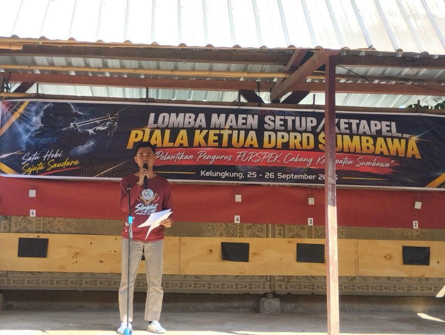 Sekretaris FORSPEK NTB Bacakan SK Pengesahan Pengurus FORSPEK Kabupaten Sumbawa Masa Bakti 2026–2030