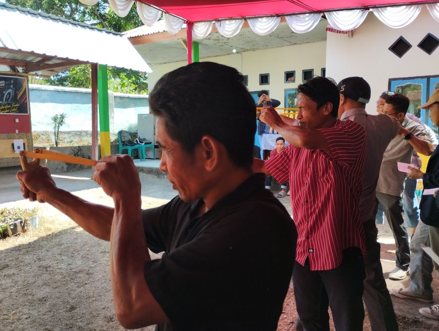 Kepala Desa Kelungkung Bangga dan Haru Desa Kelungkung Jadi Tuan Rumah Lomba Ketapel Piala Ketua DPRD Sumbawa