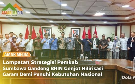 Lompatan Strategis! Pemkab Sumbawa Gandeng BRIN Genjot Hilirisasi Garam Demi Penuhi Kebutuhan Nasional