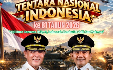 Bupati dan Wakil Bupati Sumbawa, Ucapkan Dirgahayu TNI ke 81 Tahun 2026