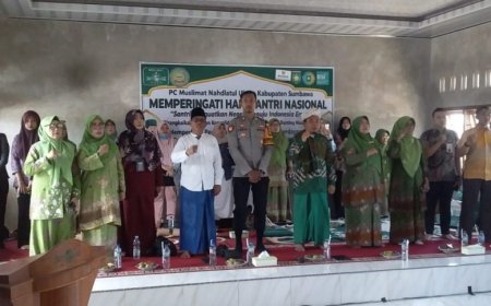 Pimpinan Ponpes YAMAULA Labangka Buka Peringatan Hari Santri Nasional 2026, Muslimat NU Perkuat Pemberdayaan Desa