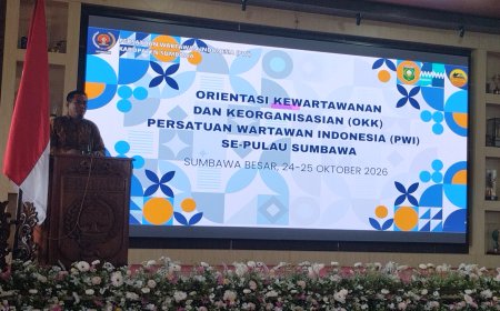 Tingkatkan Profesionalisme Jurnalis, PWI NTB Resmi Tutup Orientasi Kewartawanan dan Keorganisasian di Sumbawa
