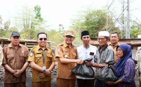 Wabup H. Ansori Tinjau Kebakaran di Marga Karya, Pemkab Sumbawa Siapkan Bantuan Rp20 Juta