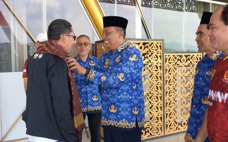 Pemda Sumbawa menyambut kedatangan Pengurus IMI Pusat yang Lakukan Visitasi Sirkuit di Sumbawa