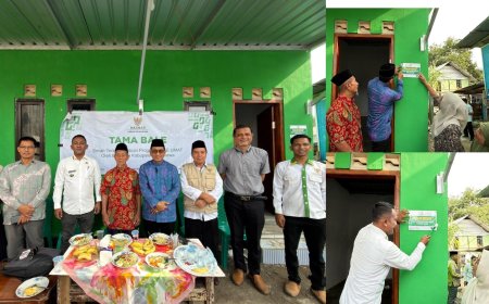 Dari Gubuk Sepetak ke Hunian Layak, BAZNAS Sumbawa Resmikan BALE UMAT ke-9 di Kelurahan Pekat