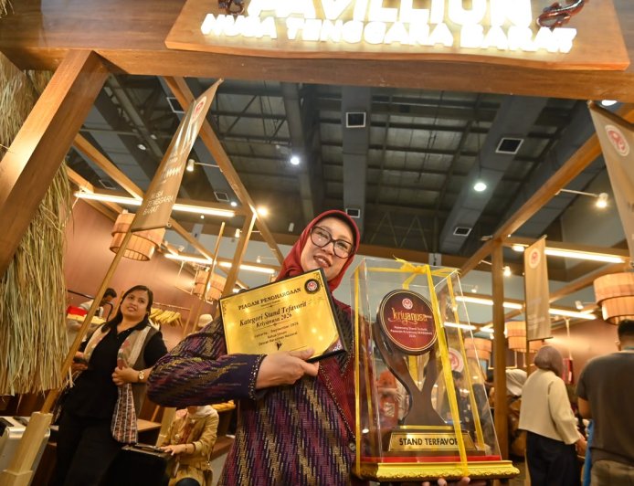 Raih Prestasi di Kriyanusa 2026, Ketua Dekranasda NTB Sinta M. Iqbal : Momentum dan Langkah Baru Menembus Pasar Global