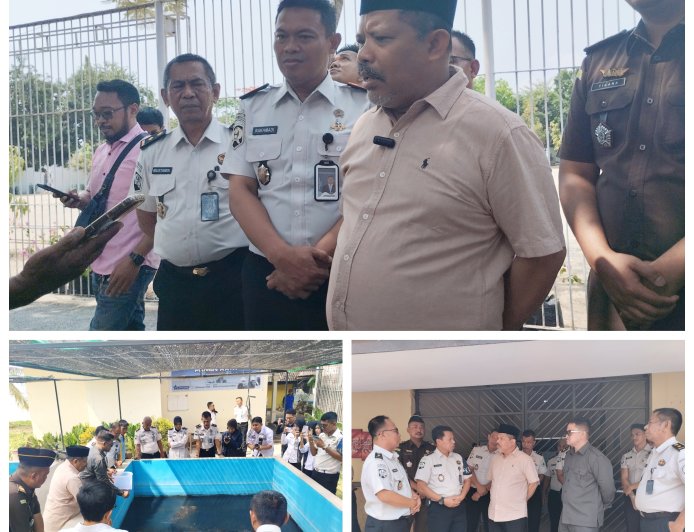 Dukung Ketahanan Pangan & Pembinaan Humanis, Johan Rosihan Tinjau Lapas Kelas IIA Sumbawa Besar