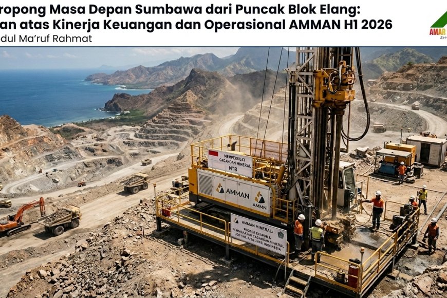 Meneropong Masa Depan Sumbawa dari Puncak Blok Elang: Catatan  atas Kinerja Keuangan dan Operasional AMMAN H1 2026