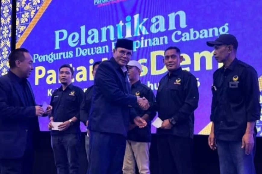 Optimisme Tatap Agenda Politik ke Depan, Jarot “Bakar” Semangat Pengurus DPC NasDem se-Kabupaten Sumbawa