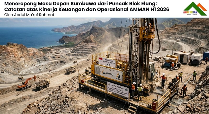 Meneropong Masa Depan Sumbawa dari Puncak Blok Elang: Catatan  atas Kinerja Keuangan dan Operasional AMMAN H1 2026