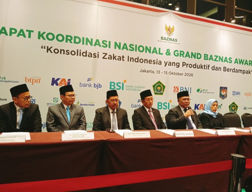 Pimpinan BAZNAS Kabupaten Sumbawa Ikuti Rakornas BAZNAS 2026 Di Jakarta, Perkuat Sinergi Dan Konsolidasi Zakat Nasional