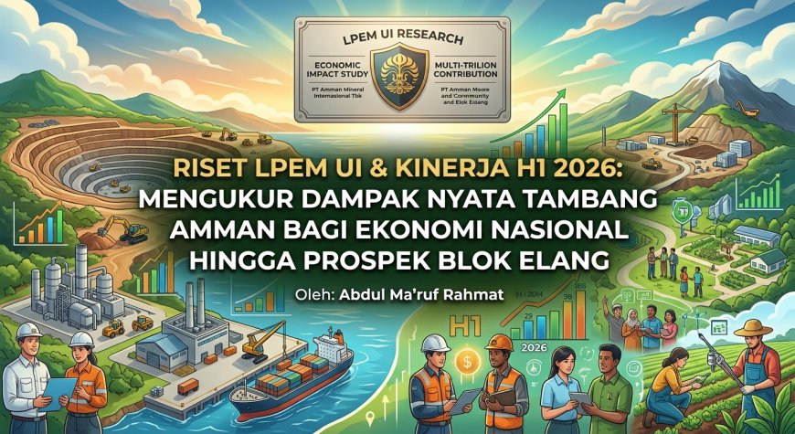 Riset LPEM UI & Kinerja H1 2026: Mengukur Dampak Nyata Tambang AMMAN bagi Ekonomi Nasional hingga Prospek Blok Elang