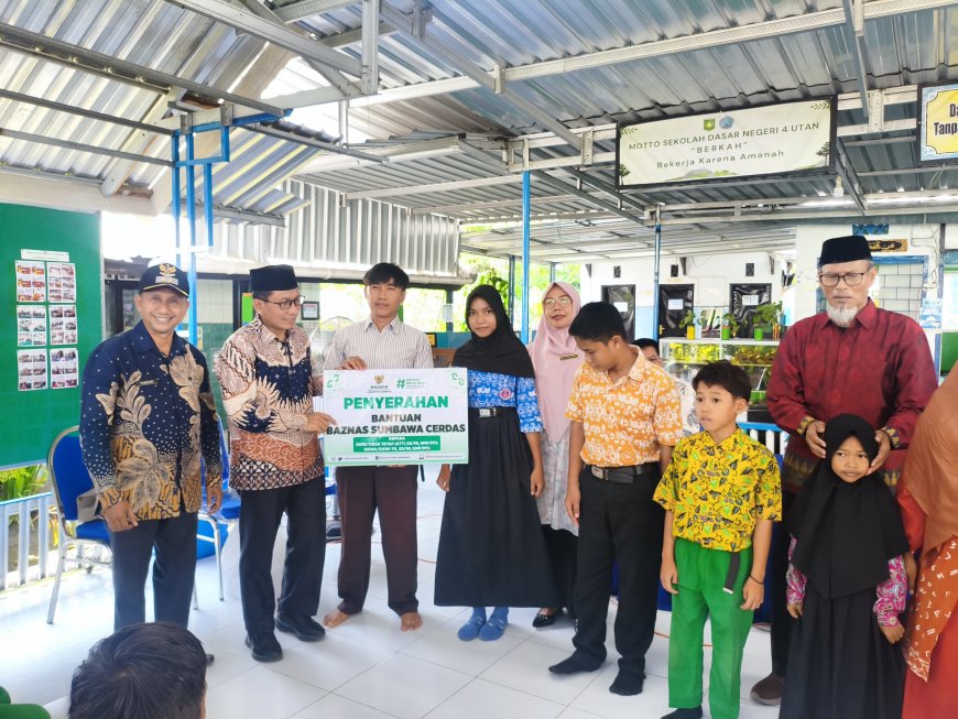 BAZNAS Sumbawa Salurkan Dana ZIS melalui Program Sumbawa Cerdas untuk 232 Penerima Manfaat di Kecamatan Utan