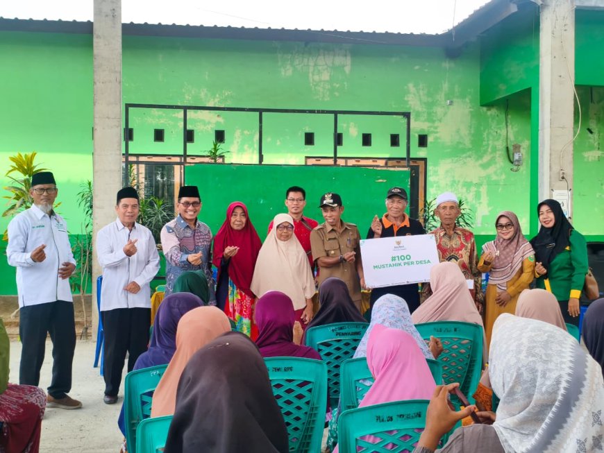 Dari Muzaki Untuk Mustahik, Program BAZNAS Sumbawa Makmur Sentuh 100 Warga Desa Penyaring