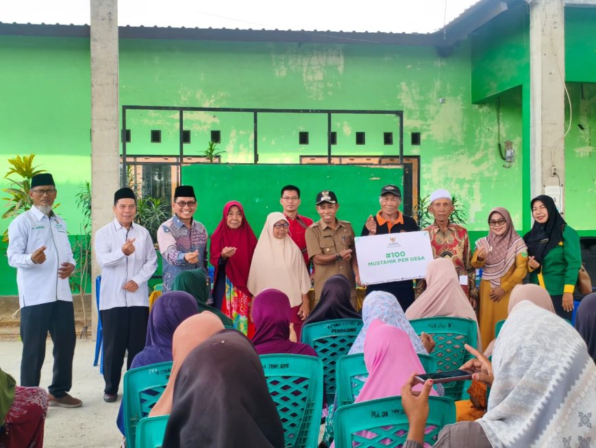 Dari Muzaki Untuk Mustahik, Program BAZNAS Sumbawa Makmur Sentuh 100 Warga Desa Penyaring