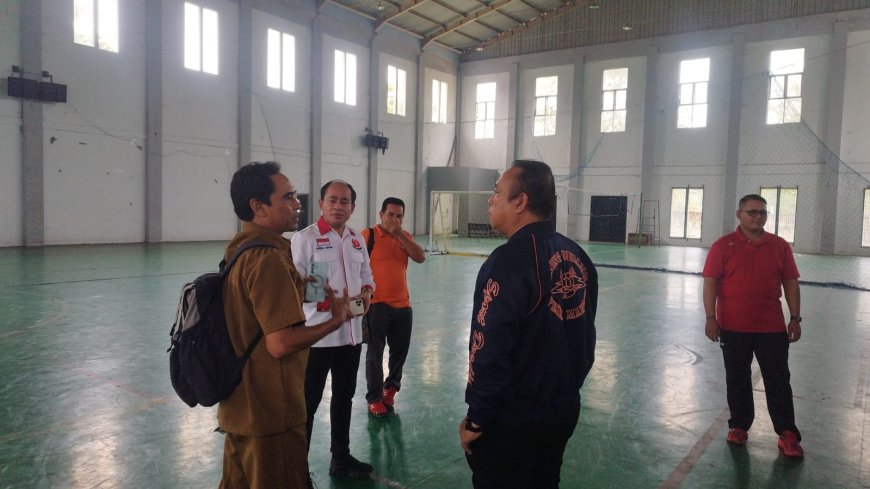 KONI Sumbawa Apresiasi Visitasi Venue PON 2028 Cabor Tarung Derajat, Pemda dan DPRD Siap Mendukung