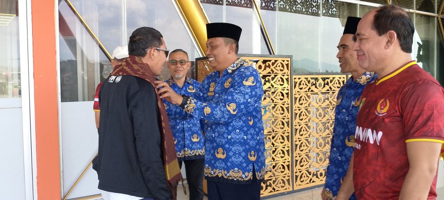 Pemda Sumbawa menyambut kedatangan Pengurus IMI Pusat yang Lakukan Visitasi Sirkuit di Sumbawa
