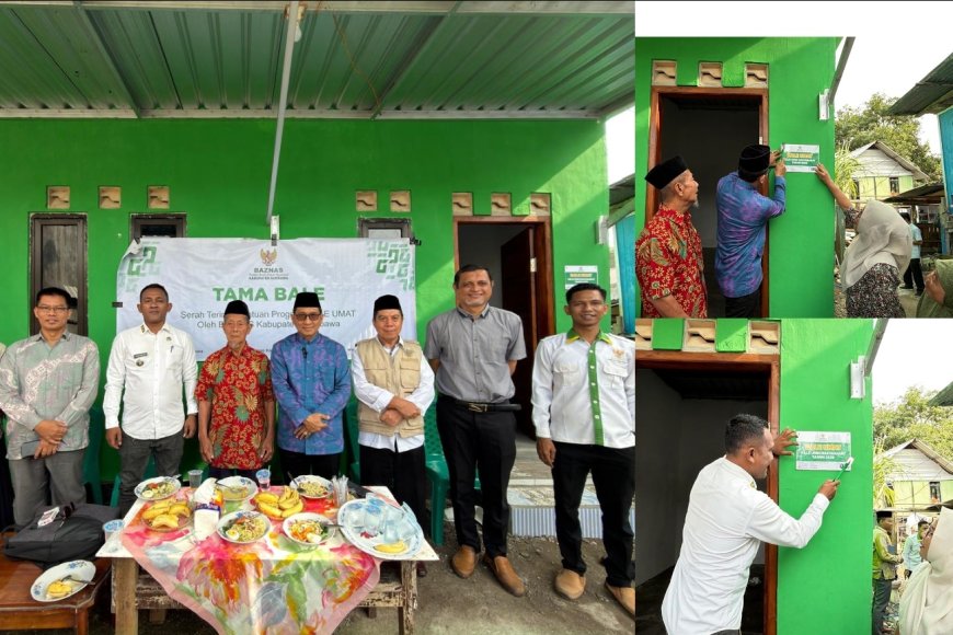 Dari Gubuk Sepetak ke Hunian Layak, BAZNAS Sumbawa Resmikan BALE UMAT ke-9 di Kelurahan Pekat